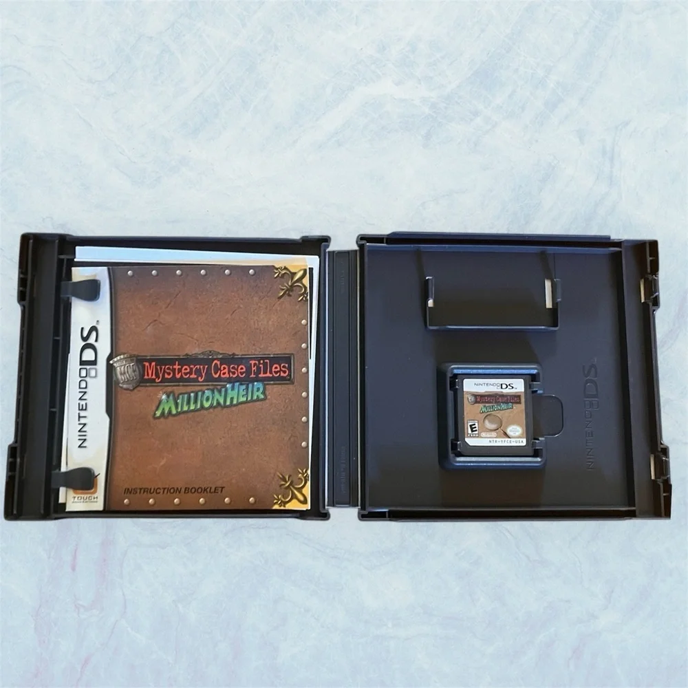 Mystery Case Files: MillionHeir Nintendo DS | CIB | Hidden Object Mystery